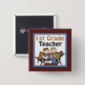 一学年の先生ボタン 缶バッジ (正面&裏面)