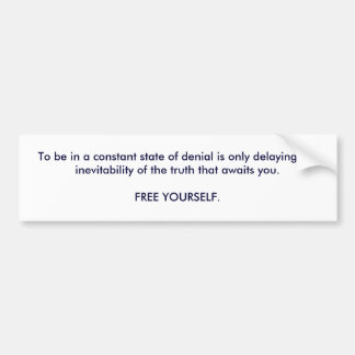 一定した認めない立場のあることはdelだけ…です バンパーステッカー