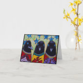 一定のカラスを用意して下さい! カード (黄色い花)