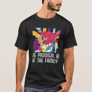 一家の浪子バイセクシャル バイセクシュアリティ Tシャツ
