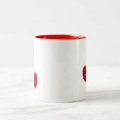 一対のさくらんぼ ツートーンマグカップ (中央)