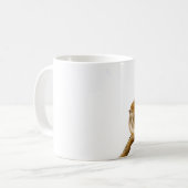 一対のベビースズメの鳥のマグカップ コーヒーマグカップ (正面左)