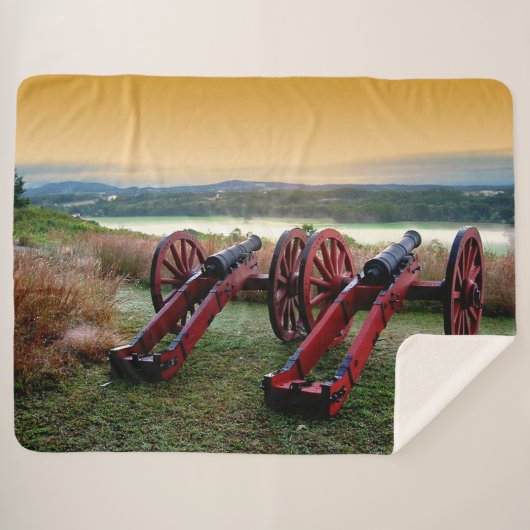 一対の大砲 シェルパブランケット (正面(横))