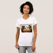 一対の野生の馬 Tシャツ (正面フル)