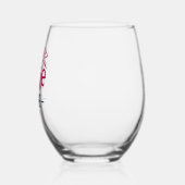 一年で一番素晴らしいワインだ ステムなしワイングラス (左)