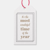 一年で一番素晴らしい時期だ ギフトタグ (正面)