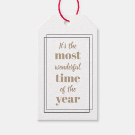 一年で一番素晴らしい時期だ ギフトタグ