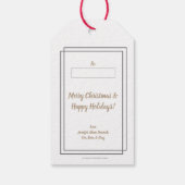 一年で一番素晴らしい時期だ ギフトタグ (裏面)