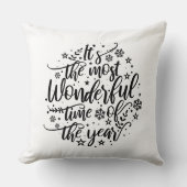 一年で一番素晴らしい時期だ クッション (正面)