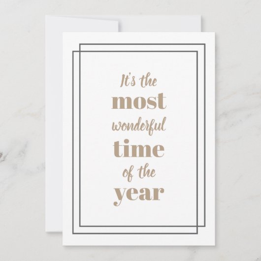 一年で一番素晴らしい時期だ シーズンカード (正面)