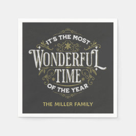 一年で一番素晴らしい時期だ スタンダードカクテルナプキン