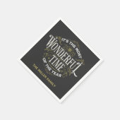 一年で一番素晴らしい時期だ スタンダードカクテルナプキン (角)