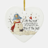 一年で一番素晴らしい時期だ セラミックオーナメント (正面)