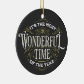 一年で一番素晴らしい時期だ セラミックオーナメント (右)