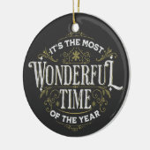 一年で一番素晴らしい時期だ セラミックオーナメント (左)