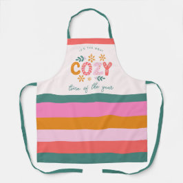 一年で最も居心地の良い時期だストライプの エプロン