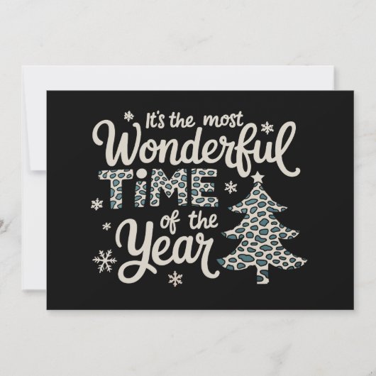 一年で最も素晴らしいクリスマスの時期 シーズンカード (正面)