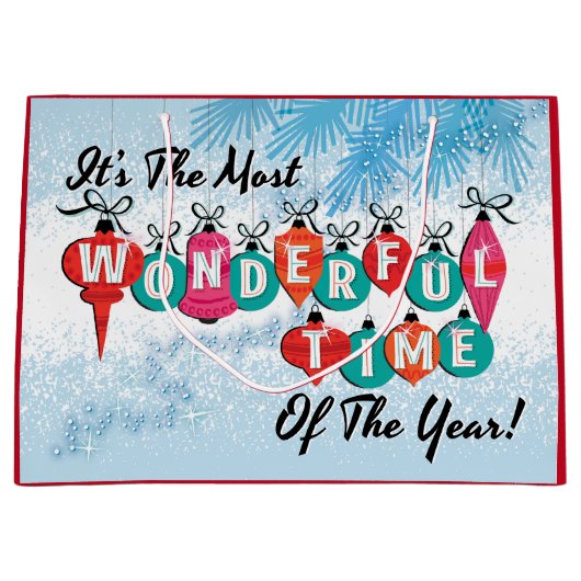 一年で最も素晴らしい抱き枕 ラージペーパーバッグ (正面)