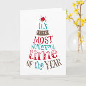 一年で最も素晴らしい時期だ カード (黄色い花)