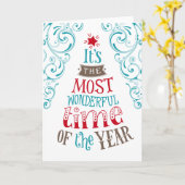 一年で最も素晴らしい時期だ カード (黄色い花)