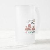 一年で最も素晴らしい時期だ フロストグラスビールジョッキ (正面右)