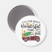 一年で最も素晴らしい時期だ マグネット (正面/裏面)