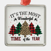 一年で最も素晴らしい時期だ メタルオーナメント (正面)