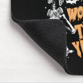 一年で最も素晴らしい時期のダンス・スケルトン マウスパッド (コーナー)