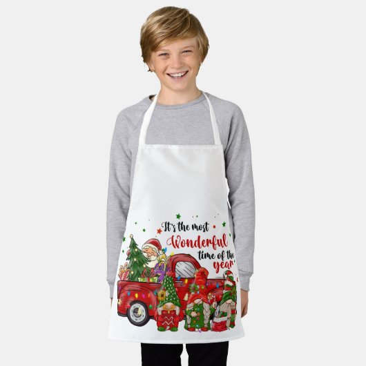 一年で最も素晴らしい時期の格言 エプロン (着用した状態)