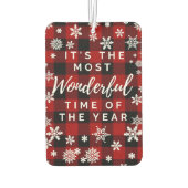 一年で最も素晴らしい時期 カーエアーフレッシュナー (裏面)