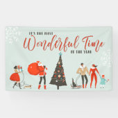 一年で最も素晴らしい時期 | クリスマス 横断幕 (横)