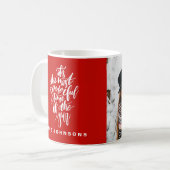 一年で最も素晴らしい時期… コーヒーマグカップ (正面左)