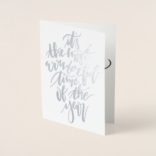 一年で最も素晴らしい時期… 箔カード (正面)