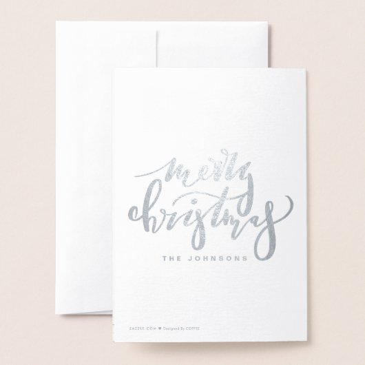 一年で最も素晴らしい時期… 箔カード (裏面封筒付き)