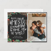 一年で最も素晴らしい時期 | 黒板 ポストカード (正面/裏面)