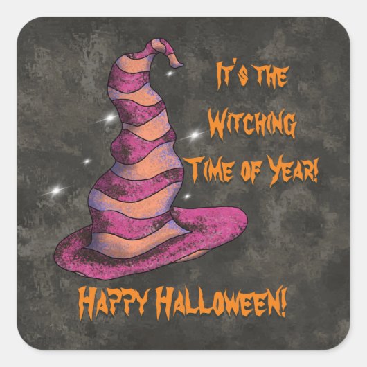 一年の中で最も機知に富んだハロウィーン スクエアシール (正面)