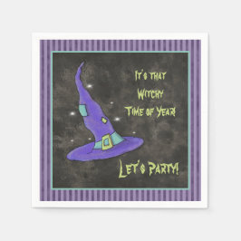 一年の中で最も機知に富んだハロウィーン スタンダードカクテルナプキン