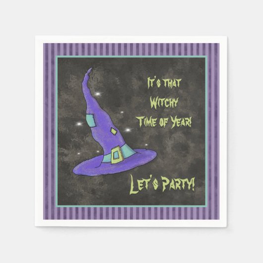 一年の中で最も機知に富んだハロウィーン スタンダードカクテルナプキン (正面)