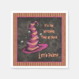 一年の中で最も機知に富んだハロウィーン スタンダードカクテルナプキン