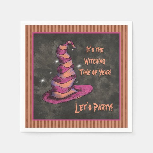 一年の中で最も機知に富んだハロウィーン スタンダードカクテルナプキン (正面)