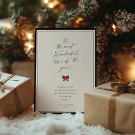 一年の中で最も素晴らしい時期 シーズンカード