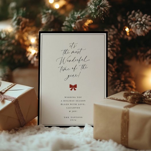 一年の中で最も素晴らしい時期 シーズンカード