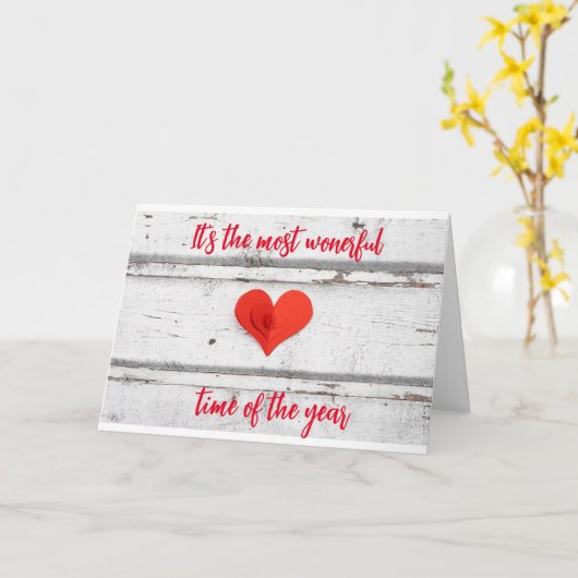 一年の中で最も「素晴らしい時期」であるクリスマス カード (黄色い花)