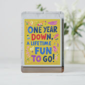 「一年下、行くべきおもしろいの生涯！」 招待状 (スタンド正面)