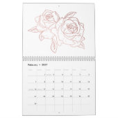 一年中サンショウウオ カレンダー (2月 2027)