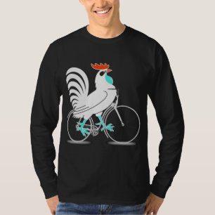 一年中バイクウィーク長い空想的なオンドリ乗りバイ Tシャツ