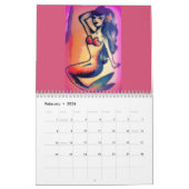 一年中人魚 カレンダー (2月 2026)