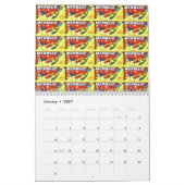 一年中人魚 カレンダー (1月 2027)