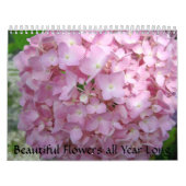 一年中美しい花 カレンダー (カバー)