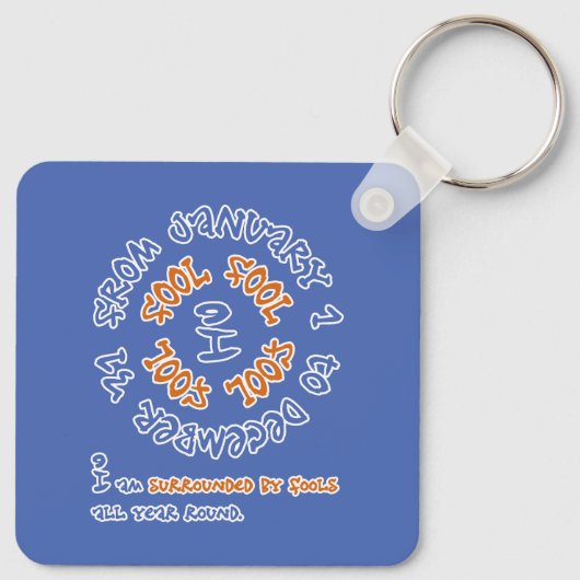 一年中馬鹿 キーホルダー (裏面)